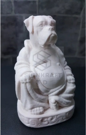 Boxer Buddha Statue | Funny Gift for Boxer Dog Lovers | Animal Buddha Statues | Funny Buddah Figurine | Animal Budda Gift SignKraft3D