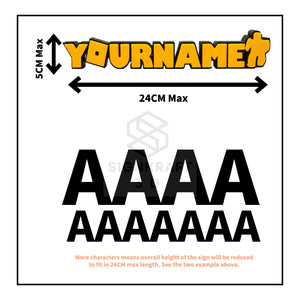 Customised Roblox Name Sign, Roblox Inspired 3D Name Plate, Gamer Gift, Gift for Roblox Gamer, Roblox Customisable SignKraft3D