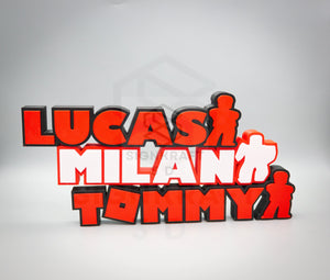 Personalised Roblox Styled Name Plate, Desk Name Plate, Roblox Themed Name Plate, Birthday Gifts, Teacher's gift, Christmas Gifts SignKraft3D