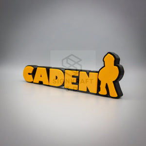 Personalised Roblox Styled Name Plate, Desk Name Plate, Roblox Themed Name Plate, Birthday Gifts, Teacher's gift, Christmas Gifts SignKraft3D