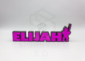 Personalised Roblox Styled Name Plate, Desk Name Plate, Roblox Themed Name Plate, Birthday Gifts, Teacher's gift, Christmas Gifts SignKraft3D