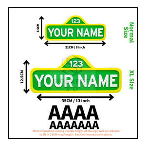 Personalized Sesame Street Inspired Nameplate, Custom Sesame Street Themed Name Plate, Kids Room Sign, Sesame Street Sign SignKraft3D