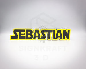 Personalized Star Wars Inspired Nameplate, Custom StarWars Desk Plate, Kids Room Sign, StarWarz Fan Gift, Star Warz home decor SignKraft3D