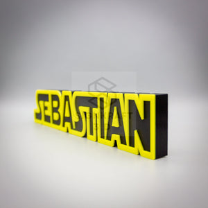 Personalized Star Wars Inspired Nameplate, Custom StarWars Desk Plate, Kids Room Sign, StarWarz Fan Gift, Star Warz home decor SignKraft3D