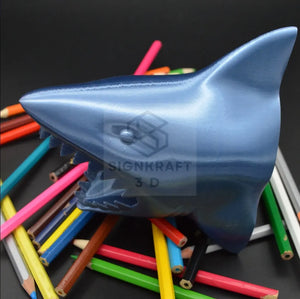 Shark Desk Pencil Holder | Kids Desk Pencil Organizer | Office or Desk essential | Great gift for Shark Lover | Modern Design SignKraft3D