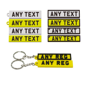 Custom UK Reg Plate, Custom Car Keychain, New Driver Gift for Him, Garage Fleet ID Tag, Petrolhead Stocking Stuffer (Copy) - SignKraft3D