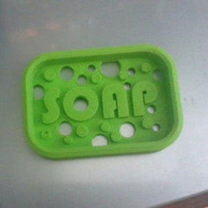 Funky Soap or Sponge Holder with Drain Tray, Colorful and Durable Bathroom and Kitchen Organiser - SignKraft3D