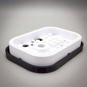 Funky Soap or Sponge Holder with Drain Tray, Colorful and Durable Bathroom and Kitchen Organiser - SignKraft3D