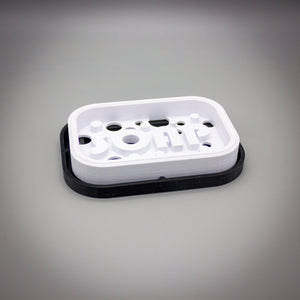 Funky Soap or Sponge Holder with Drain Tray, Colorful and Durable Bathroom and Kitchen Organiser - SignKraft3D