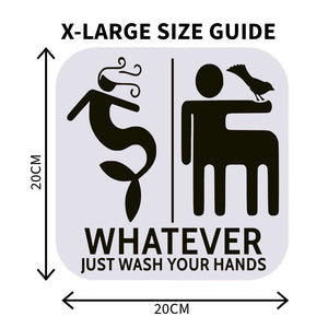 Funny Mermaid And Centaur Gender Neutral Restroom Door Sign, Bathroom Decor for Nautical, Mermaid, Pirate, Wall Decor - SignKraft3D