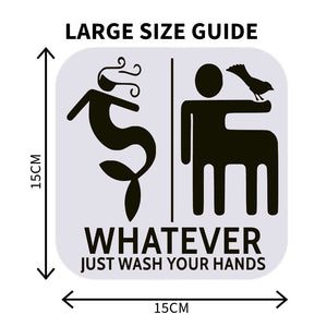 Funny Mermaid And Centaur Gender Neutral Restroom Door Sign, Bathroom Decor for Nautical, Mermaid, Pirate, Wall Decor - SignKraft3D