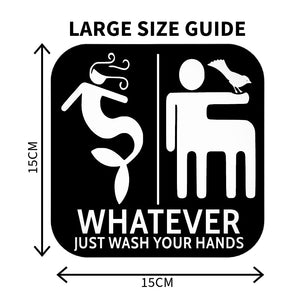 Funny Mermaid And Centaur Gender Neutral Restroom Door Sign, Bathroom Decor for Nautical, Mermaid, Pirate, Wall Decor - SignKraft3D