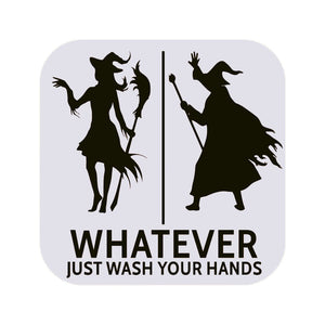 Funny Witch And Wizard Restroom Door Sign, Bathroom Decor for Nautical, Witch, Wizard, Wall Decor - SignKraft3D