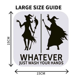 Funny Witch And Wizard Restroom Door Sign, Bathroom Decor for Nautical, Witch, Wizard, Wall Decor - SignKraft3D