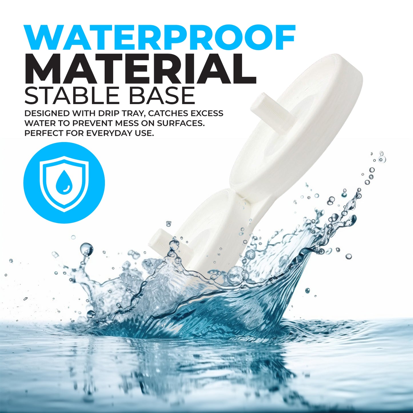 Oral-B Electric Toothbrush Holder: Sleek Organizer with Drip Tray & Stable Base