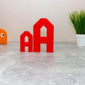 Large 8 Inch Decorative Bricks Letters, Birthday, Nursery, Wedding,Customisable Pastel, Metallic and Vibrant Colours - SignKraft3D