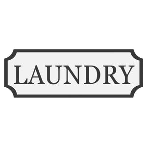 Modern Laundry Sign: Custom Wall Plaque for Laundry Areas, Utility Sign - SignKraft3D