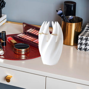 Modern Spiral Ring Holder for Elegant Jewellery Display - SignKraft3D