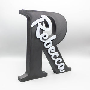Personalized 8 - Inch Free Standing 3D Letters & Numbers: Custom Home & Event Decor - SignKraft3D
