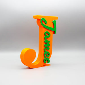 Personalized 8 - Inch Free Standing 3D Letters & Numbers: Custom Home & Event Decor - SignKraft3D