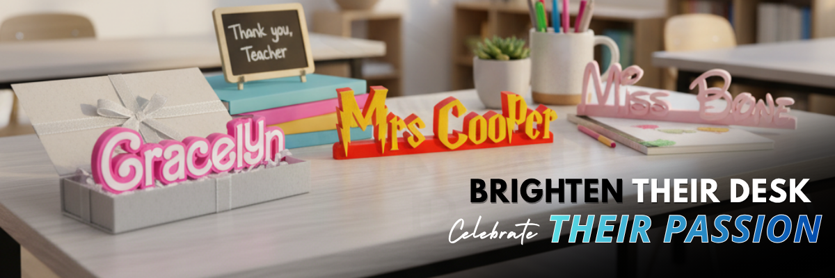 Personalised Name Plates For Desks: How To Design One You’ll Love