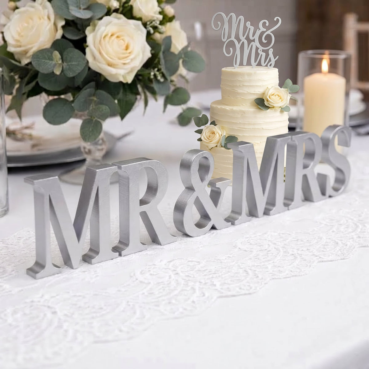 Wedding and party perfection: freestanding letters and custom cake toppers (order early!)