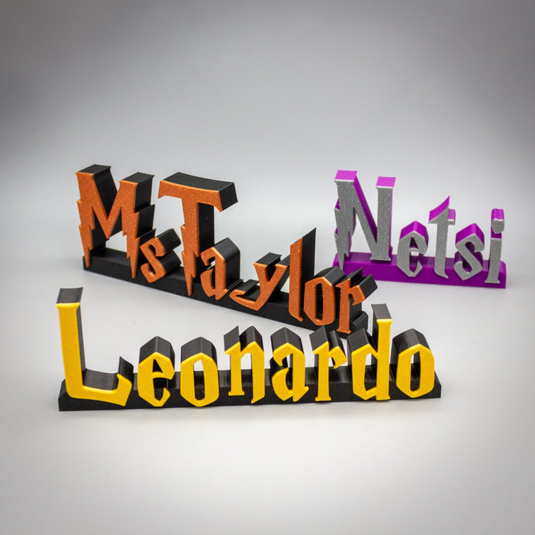 Custom Name Plates, Custom Desk Plate, Personalized Name Plate, Desk Sign, Kids Room Sign - SignKraft3D