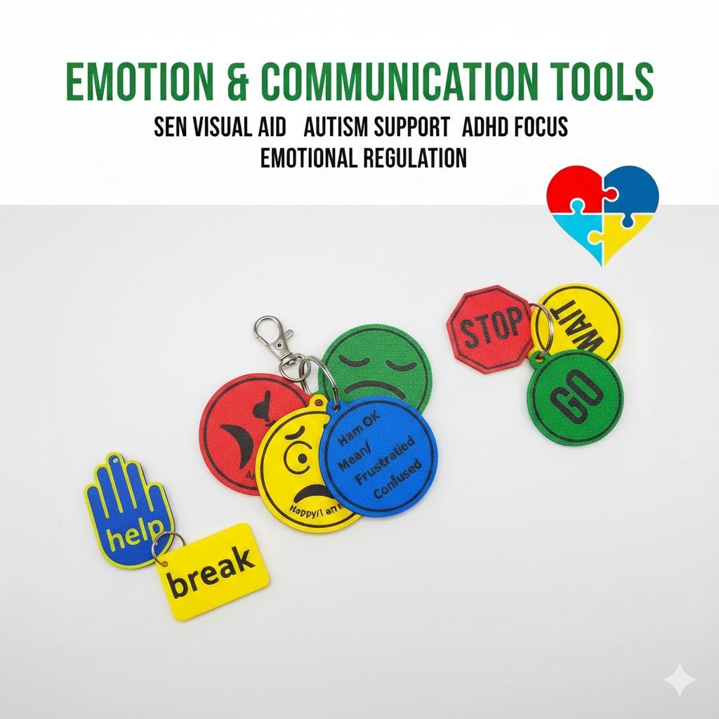 Zones of Regulation Keyring, Keychain & Lanyard - SignKraft3D