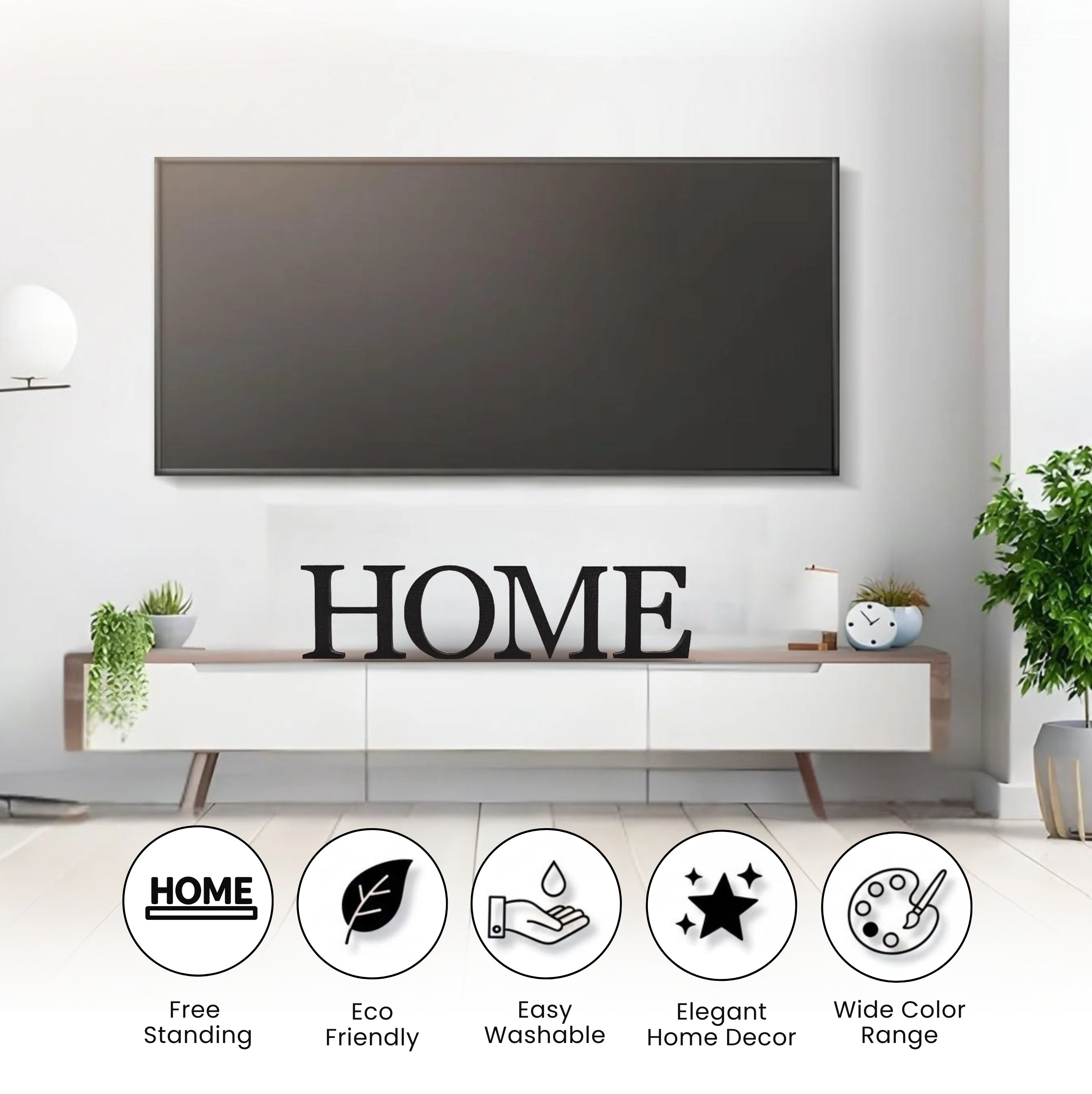 Elegant HOME Decorative Letters: Metallic, Pastel & Glitter Home Decor