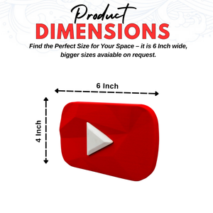 YouTube Diamond Play Button Replica for YouTube Enthusiasts