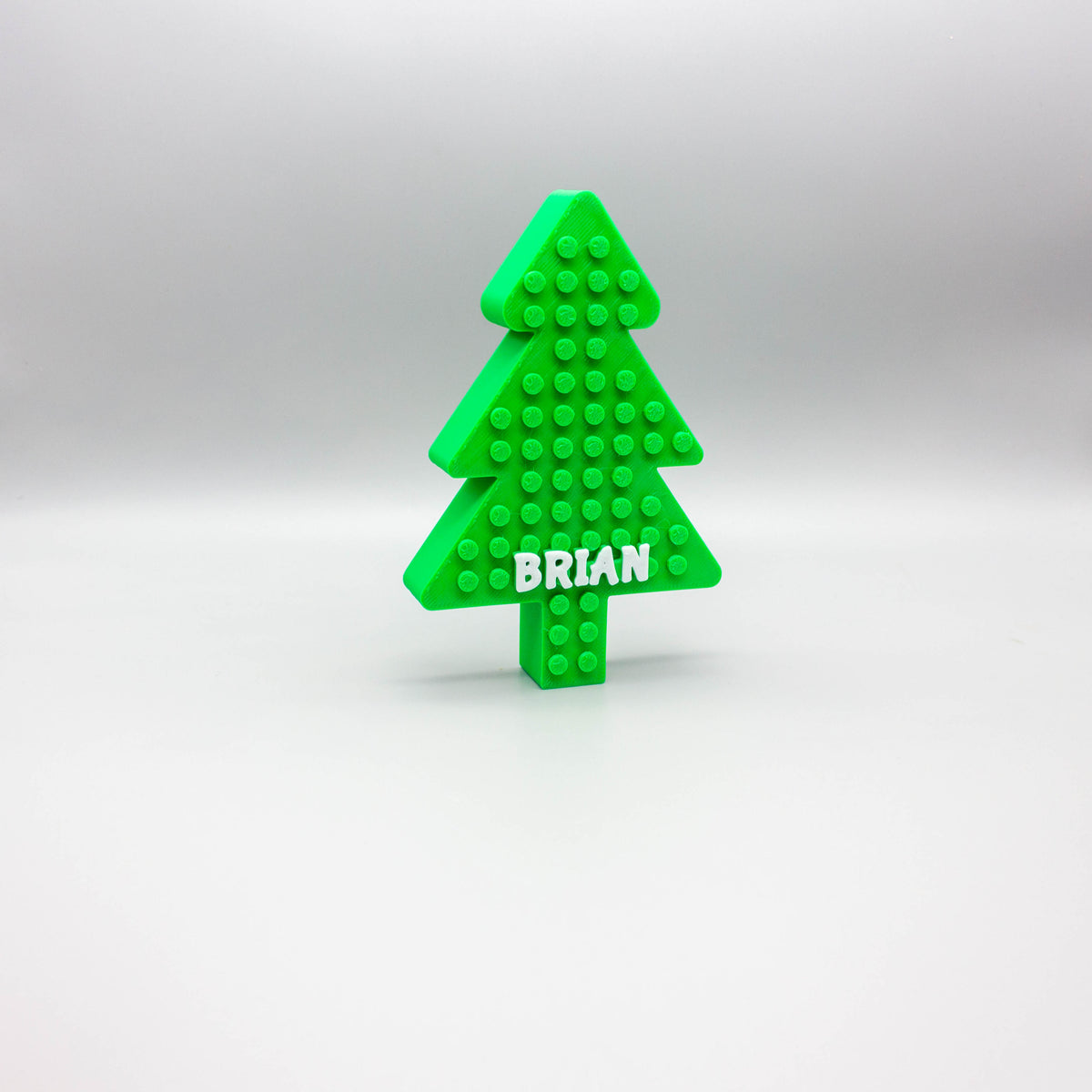 Personalized Brick Compatible Christmas Tree Decoration - Fun, Festive, and Customizable Holiday Gift – lifestyle view