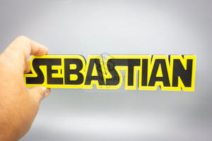Personalized Star Wars Inspired Nameplate, Custom StarWars Desk Plate, Kids Room Sign, StarWarz Fan Gift, Star Warz home decor SignKraft3D