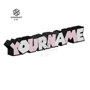 Personalized Super Mario Nameplate, Custom Mario Desk Themed Name Plate, Kids Room Sign, Mario Gamer Gift, SK3D SignKraft3D