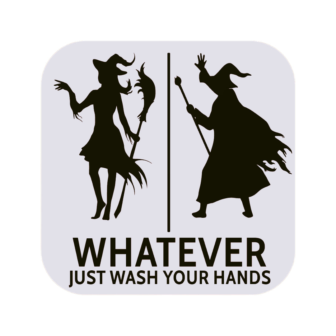 Funny Witch And Wizard Restroom Door Sign, Bathroom Decor for Nautical, Witch, Wizard, Wall Decor
