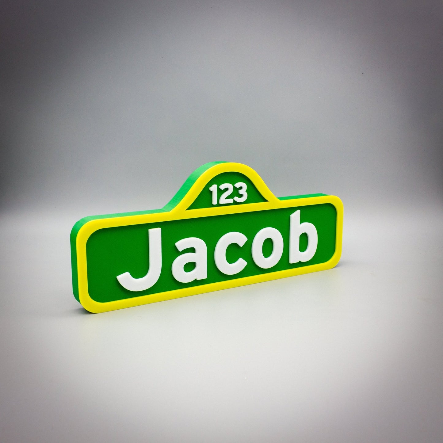 Custom Street Sign Desk Name Plate, Personalised Kids Room Decor, Home Decor - SignKraft3D