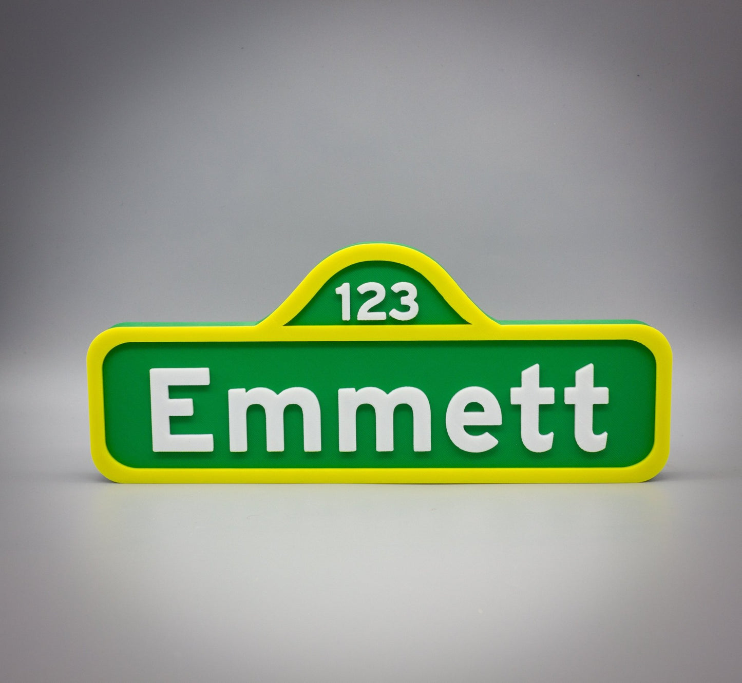 Custom Street Sign Desk Name Plate, Personalised Kids Room Decor, Home Decor - SignKraft3D