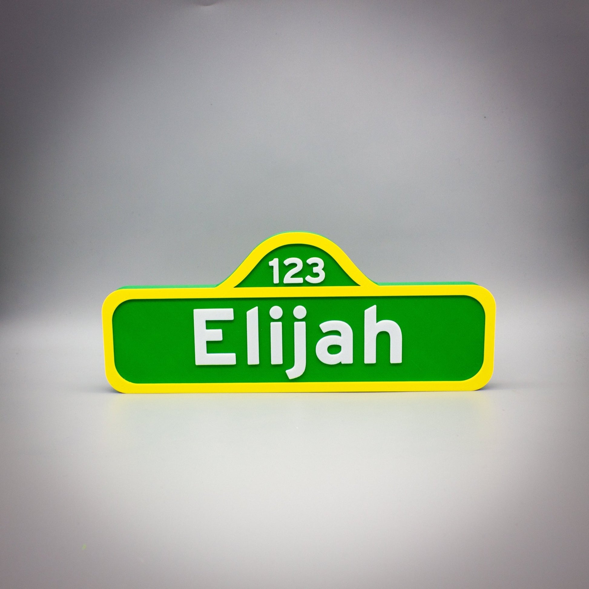 Custom Street Sign Desk Name Plate, Personalised Kids Room Decor, Home Decor - SignKraft3D