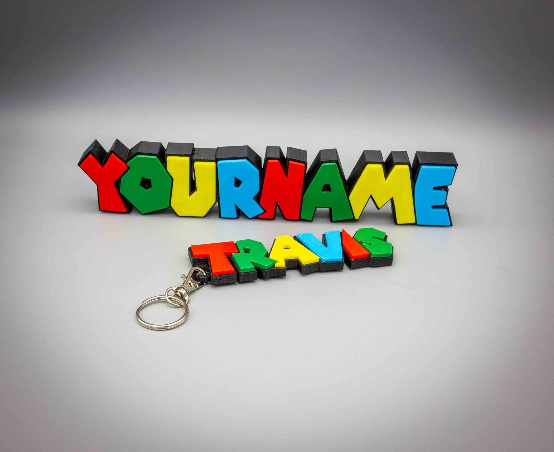 Custom Super Mario Desk Name Plate - Custom Name Plate - SignKraft3D