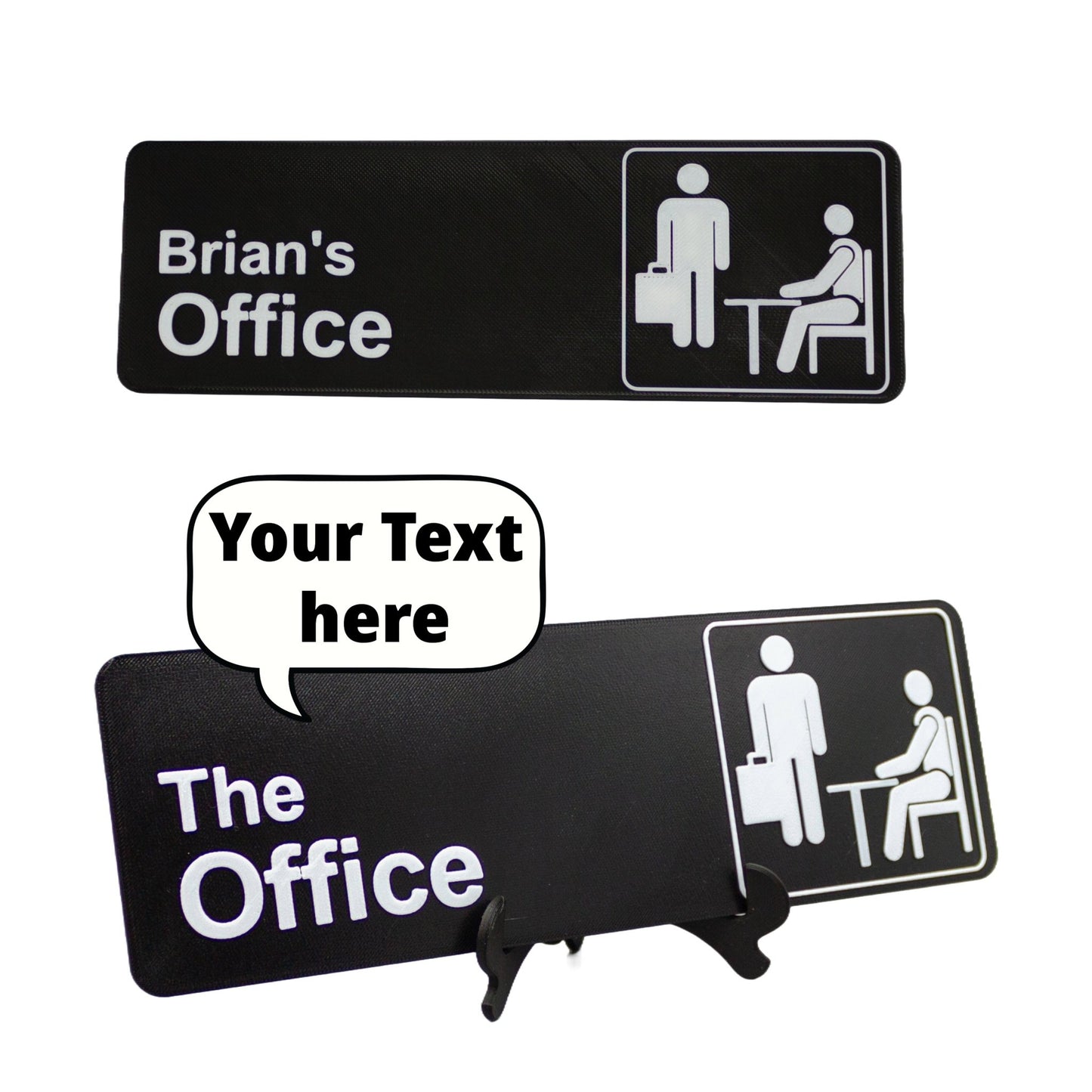 Custom The Office Sign, Dunder Mifflin, Jim Halpert, Personalised Office Sign, TV Show Inspired Gift - SignKraft3D