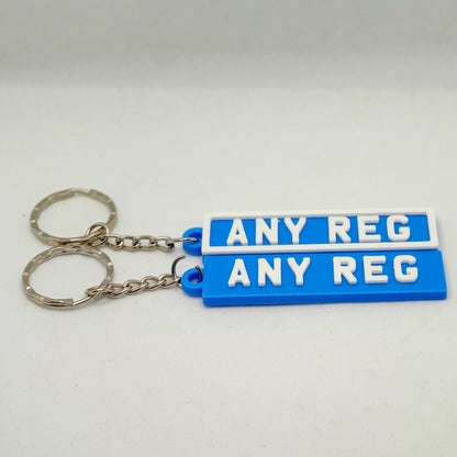 Custom UK Car Number Plate Keyring for Car Fans and Fleets - SignKraft3D