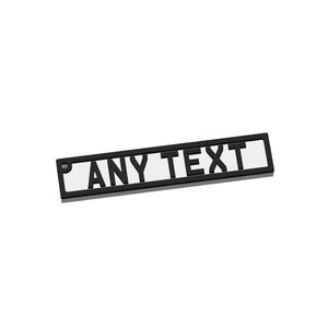 Custom UK Reg Plate, Custom Car Keychain, New Driver Gift for Him, Garage Fleet ID Tag, Petrolhead Stocking Stuffer (Copy) - SignKraft3D