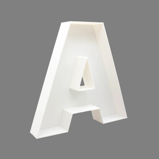 Customisable 12 Inch Large Fillable Block Letters - SignKraft3D