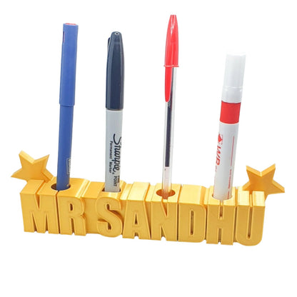 Customised Pen Holder, Personalised Desk Pen Pot, Teacher Gift, Librarian Gift, End of Term Gift, Quick Dispatch - SignKraft3D