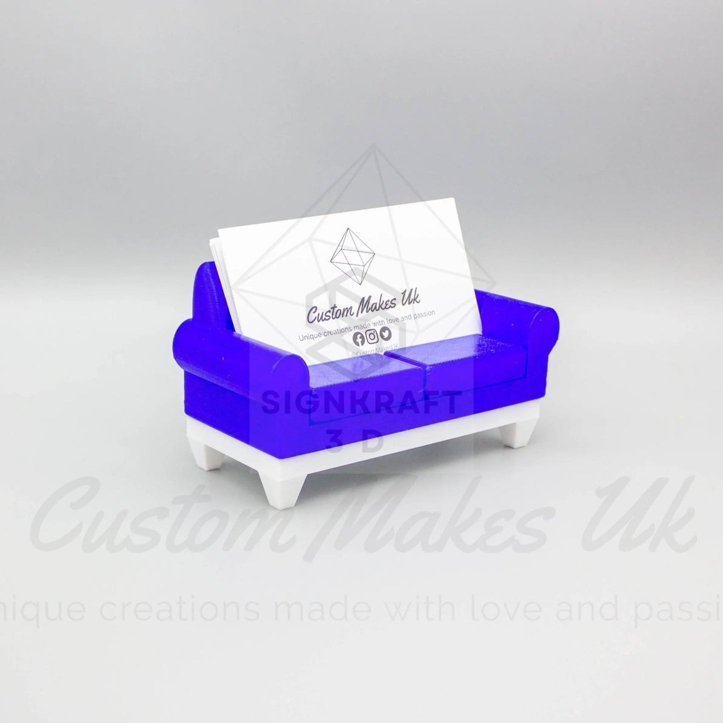 Cute Novelty Business Card Holder: Fun Desk Decor & Office Gift - SignKraft3D