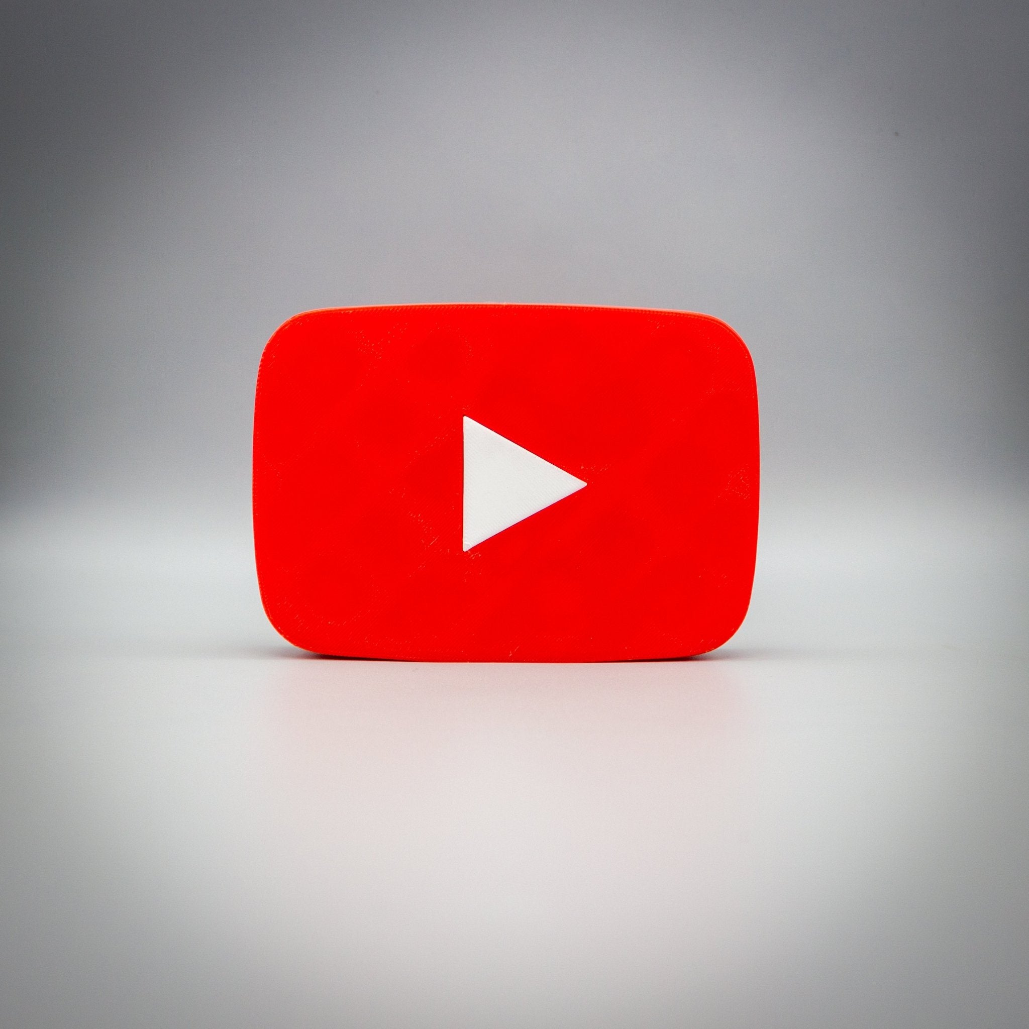 Decorative YouTube Play Button Sign for YouTube Enthusiasts - SignKraft3D