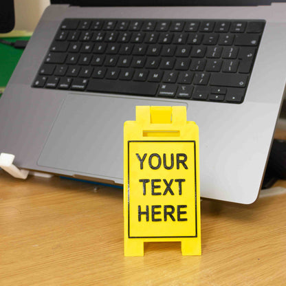 Do Not Disturb Mini Floor Sign for Personalised Desk Decor - SignKraft3D