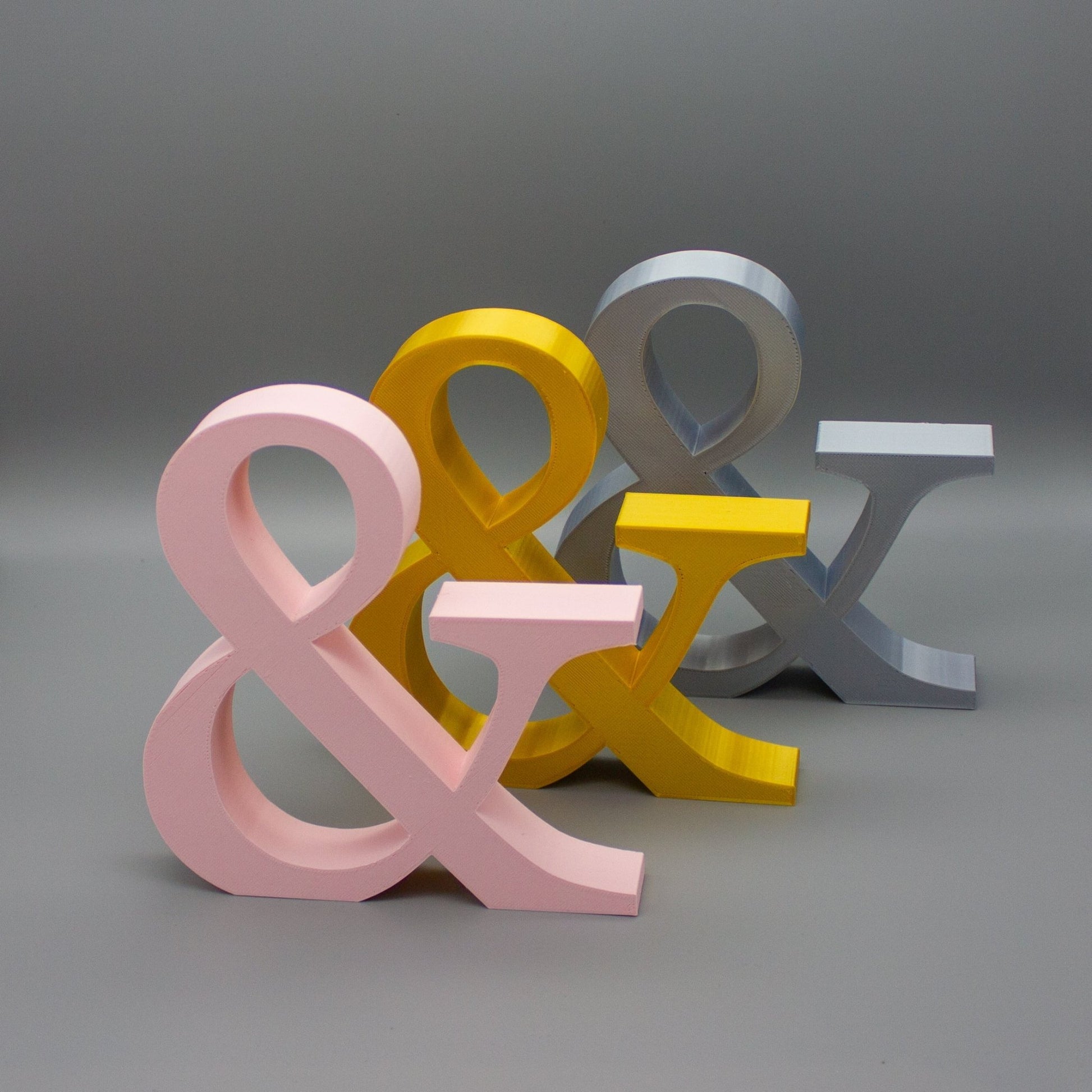 Festive Decorative Custom Letters & Numbers: Party Decor in Metallic, Pastel & Glitter - SignKraft3D