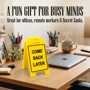 Do Not Disturb desk sign as an office gift