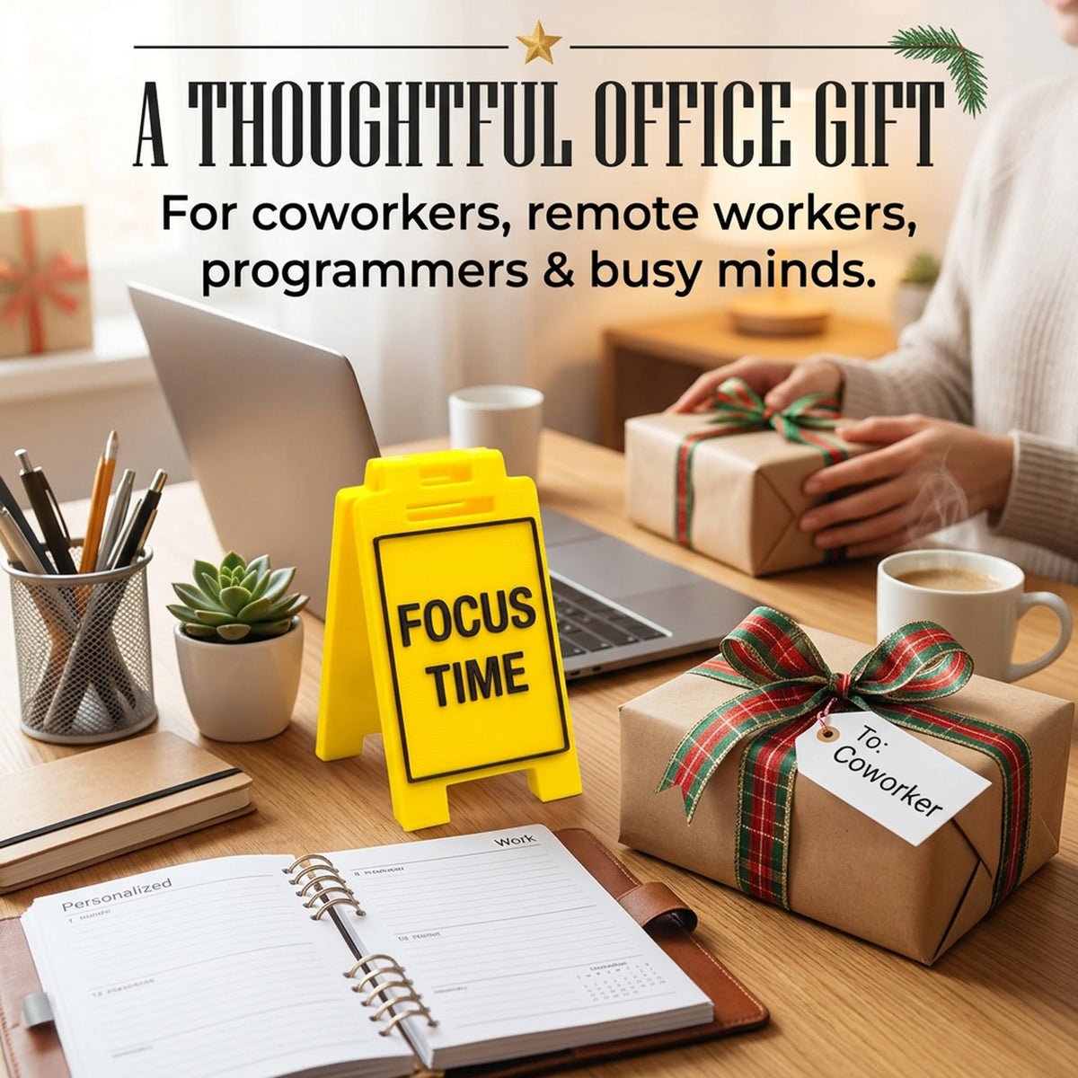 Do Not Disturb desk sign gift for an office workspace