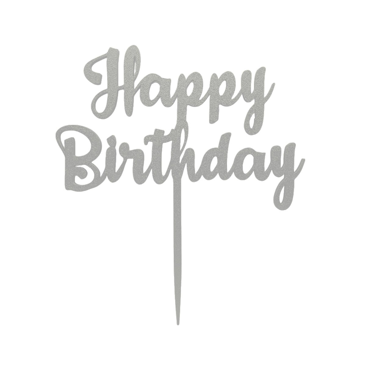 Happy Birthday Cake Topper, Party Theme, Custom Birthday Decoration, Black, Pink, Gold, Silver, Copper - SignKraft3D